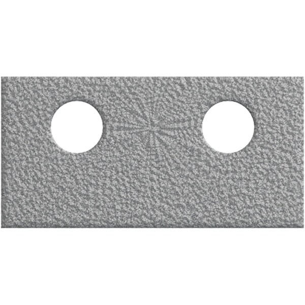 Ekena Millwork Premium Barn Door Flat Track Connecting Plate, PC Chrome GB6001CCR - main